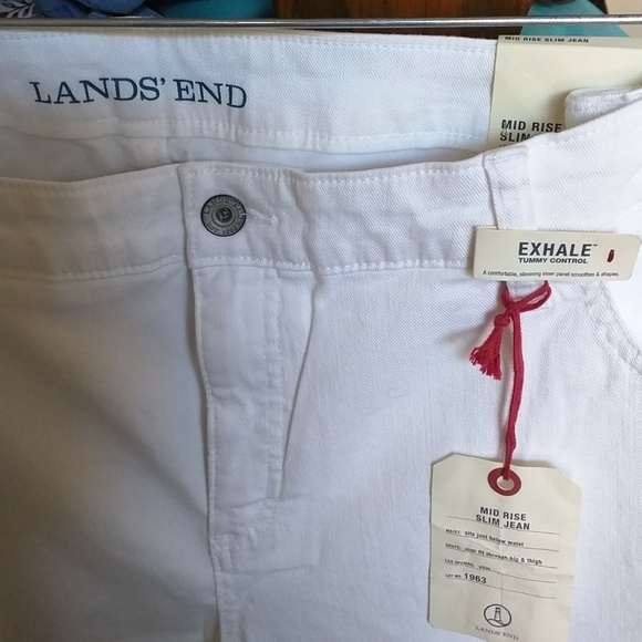 NWT Lands' End jeans - Picture 5 of 6